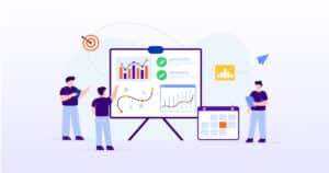 Daily sales report with graphs and charts, representing the importance of tracking daily transactions
