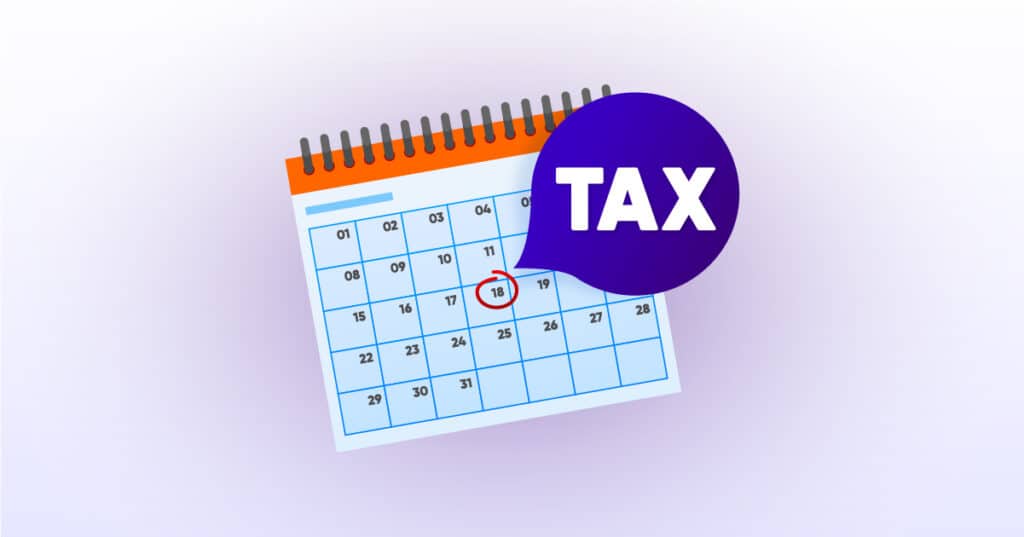 Calendar highlighting important tax filing deadlines, with reminders for timely submission of tax documents.